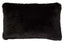 Esperance Accessories Bosie Lamina Black Rectangular Fur Cushion House of Isabella UK