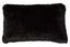 Esperance Accessories Bosie Lamina Black Rectangular Fur Cushion House of Isabella UK