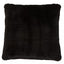Esperance Accessories Bosie Lamina Black Square Fur Cushion House of Isabella UK