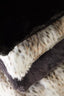 Esperance Accessories Bosie Lamina Black Square Fur Cushion House of Isabella UK
