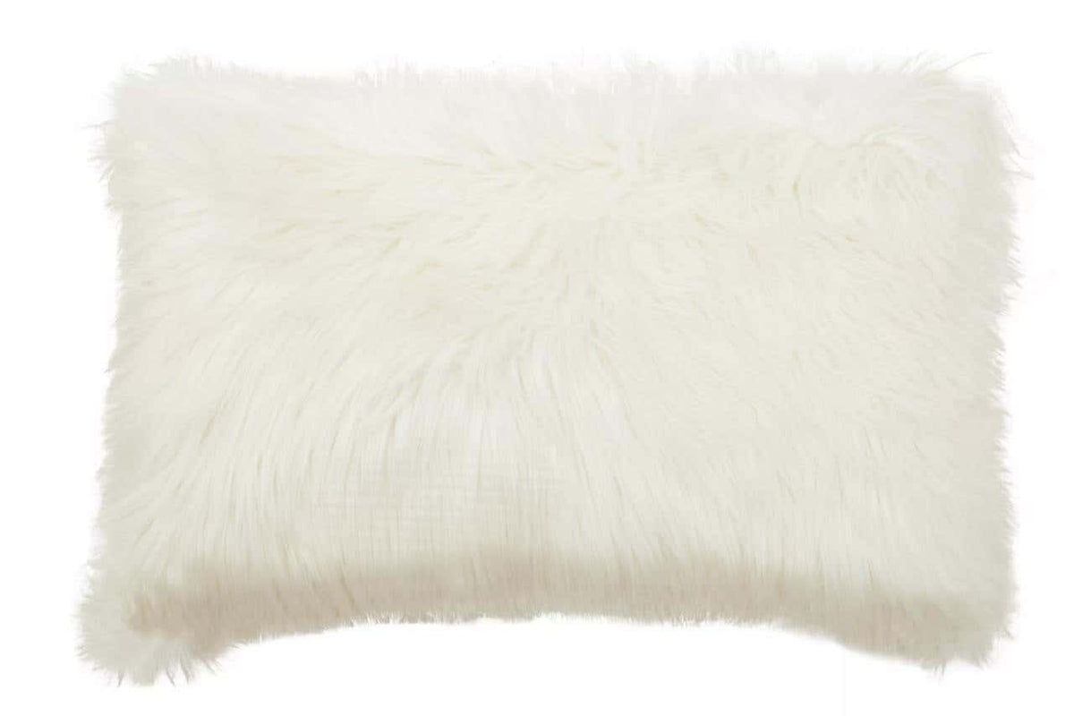 Esperance Accessories Bosie Lamina Cream Fur Cushion House of Isabella UK