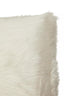 Esperance Accessories Bosie Lamina Cream Square Fur Cushion House of Isabella UK