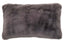 Esperance Accessories Bosie Lamina Grey Rectangular Fur Cushion House of Isabella UK