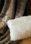 Esperance Accessories Bosie Lamina Mocha Ombre Fur Throw House of Isabella UK