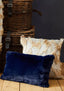 Esperance Accessories Bosie Lamina Navy Blue Rectangular Cushion House of Isabella UK