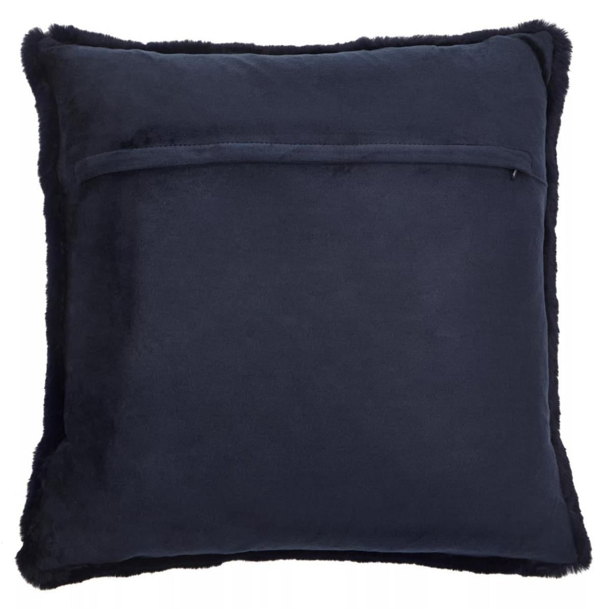 Esperance Accessories Bosie Lamina Navy Blue Square Cushion House of Isabella UK