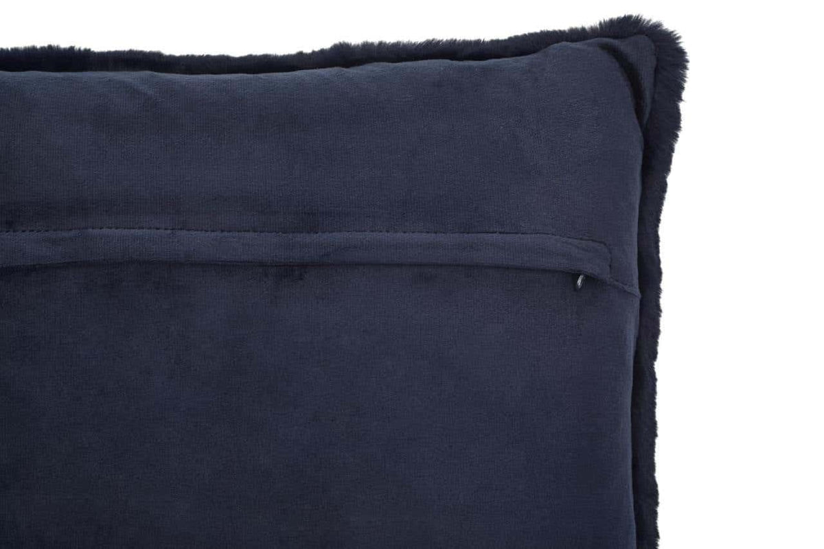 Esperance Accessories Bosie Lamina Navy Blue Square Cushion House of Isabella UK
