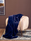Esperance Accessories Bosie Lamina Navy Blue Throw House of Isabella UK