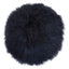 Esperance Accessories Bosie Real Mongolian Fur Black Round Cushion House of Isabella UK