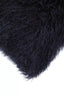 Esperance Accessories Bosie Real Mongolian Fur Black Square Cushion House of Isabella UK