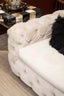Esperance Accessories Bosie Real Mongolian Fur Black Square Cushion House of Isabella UK