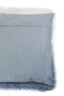 Esperance Accessories Bosie Real Mongolian Fur Grey Ombre Square Cushion House of Isabella UK