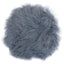 Esperance Accessories Bosie Real Mongolian Fur Grey Round Cushion House of Isabella UK
