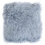 Esperance Accessories Bosie Real Mongolian Fur Grey Square Cushion House of Isabella UK