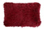 Esperance Accessories Bosie Real Mongolian Fur Maroon Rectangular Cushion House of Isabella UK