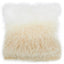 Esperance Accessories Bosie Real Mongolian Fur Natural Ombre Square Cushion House of Isabella UK