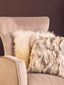 Esperance Accessories Bosie Real Mongolian Fur Natural Ombre Square Cushion House of Isabella UK