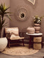 Esperance Accessories Bosie Real Mongolian Fur Natural Ombre Square Cushion House of Isabella UK
