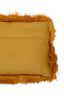 Esperance Accessories Bosie Real Mongolian Fur Ochre Rectangular Cushion House of Isabella UK