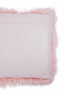 Esperance Accessories Bosie Real Mongolian Fur Pink Square Cushion House of Isabella UK