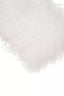 Esperance Accessories Bosie Real Mongolian Fur White Rectangular Cushion House of Isabella UK
