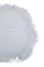 Esperance Accessories Bosie Real Mongolian Fur White Round Cushion House of Isabella UK