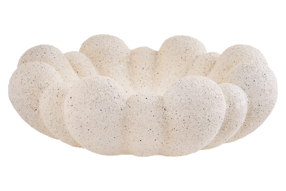 Esperance Accessories Broc Cream Bubble Design Bowl House of Isabella UK
