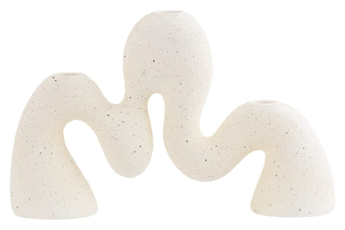 Esperance Accessories Broc Cream Organic Candle Holder House of Isabella UK