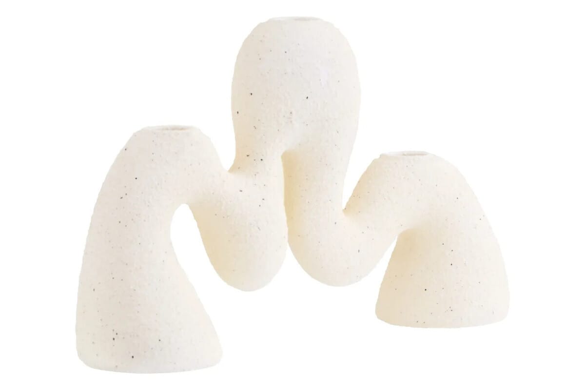 Esperance Accessories Broc Cream Organic Candle Holder House of Isabella UK