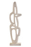 Esperance Accessories Broc Cream Textured Abstract Interlocking Sculpture House of Isabella UK