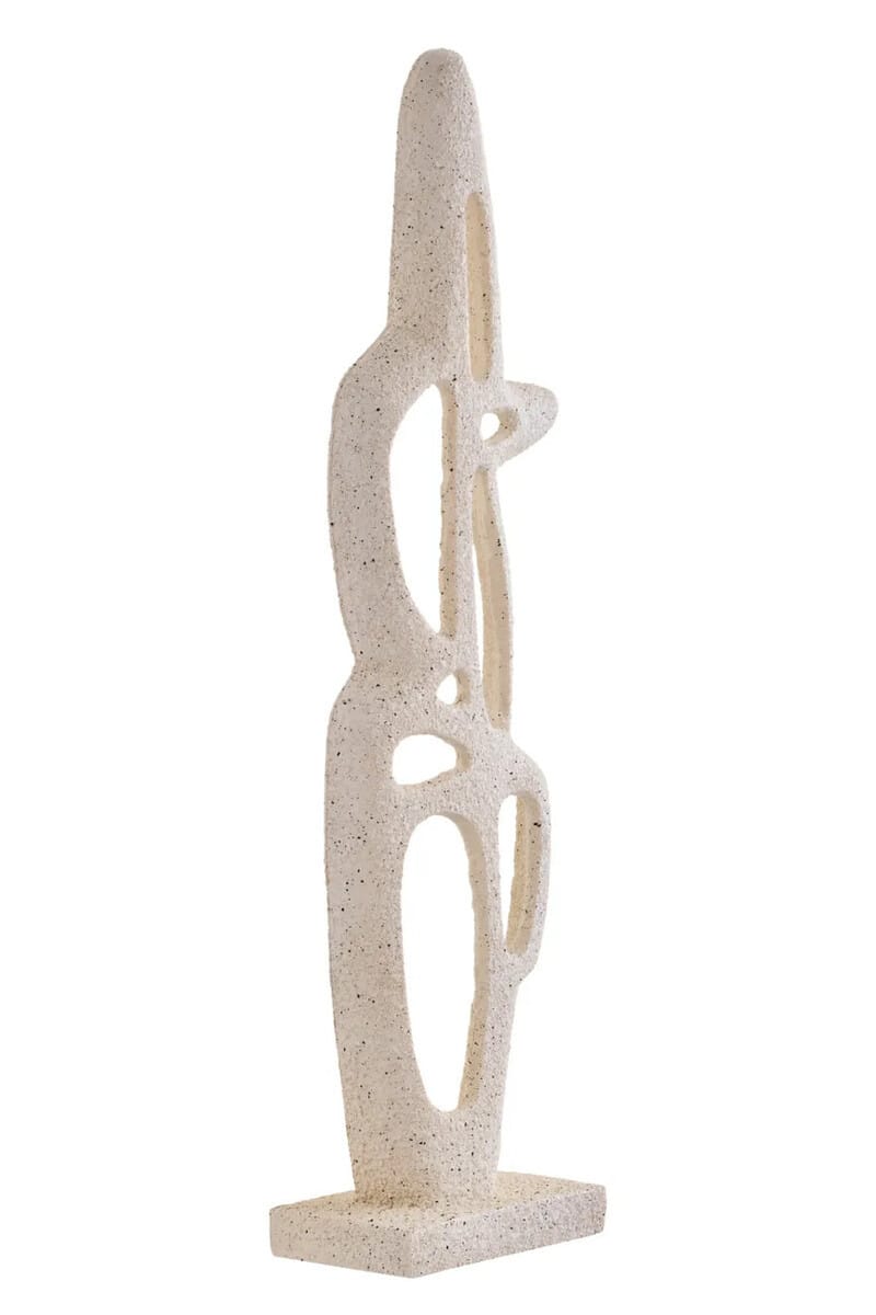 Esperance Accessories Broc Cream Textured Abstract Interlocking Sculpture House of Isabella UK