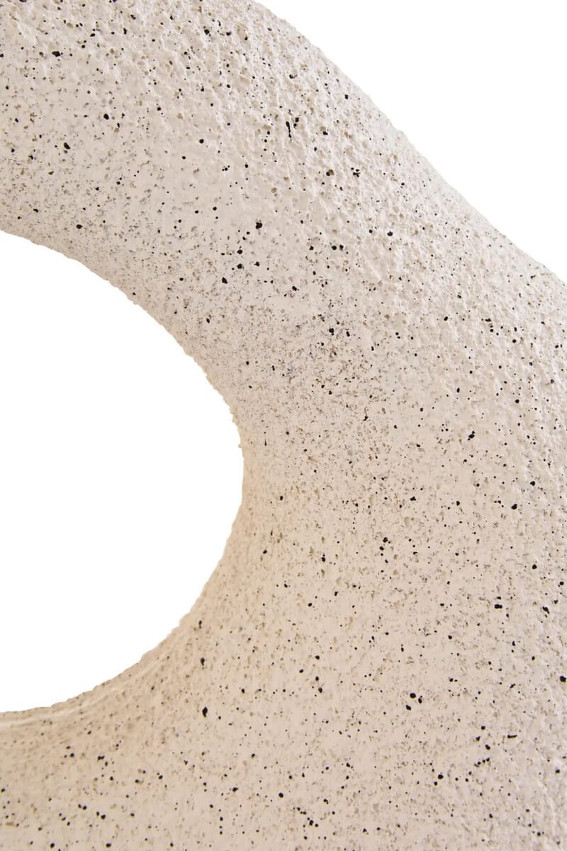 Esperance Accessories Broc Cream Textured Abstract Loop Sculpture On Pedestal House of Isabella UK