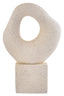 Esperance Accessories Broc Cream Textured Abstract Loop Sculpture On Pedestal House of Isabella UK