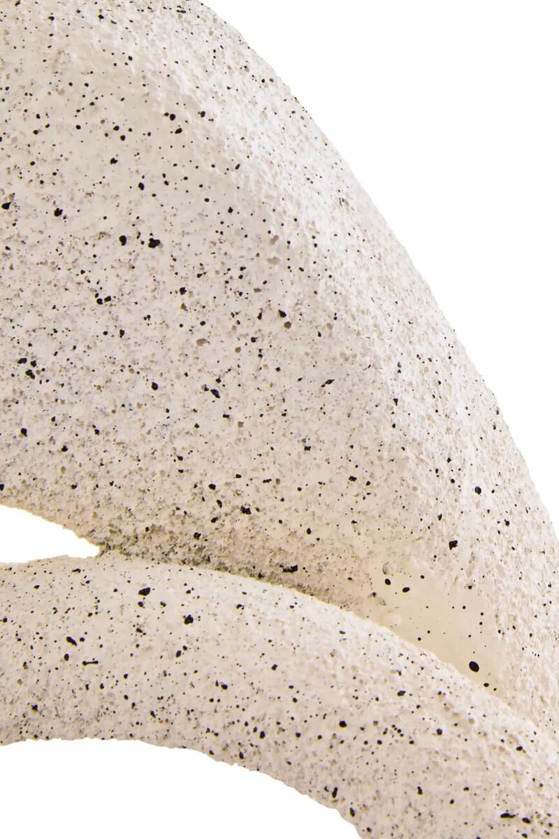 Esperance Accessories Broc Cream Textured Loop Sculpture House of Isabella UK