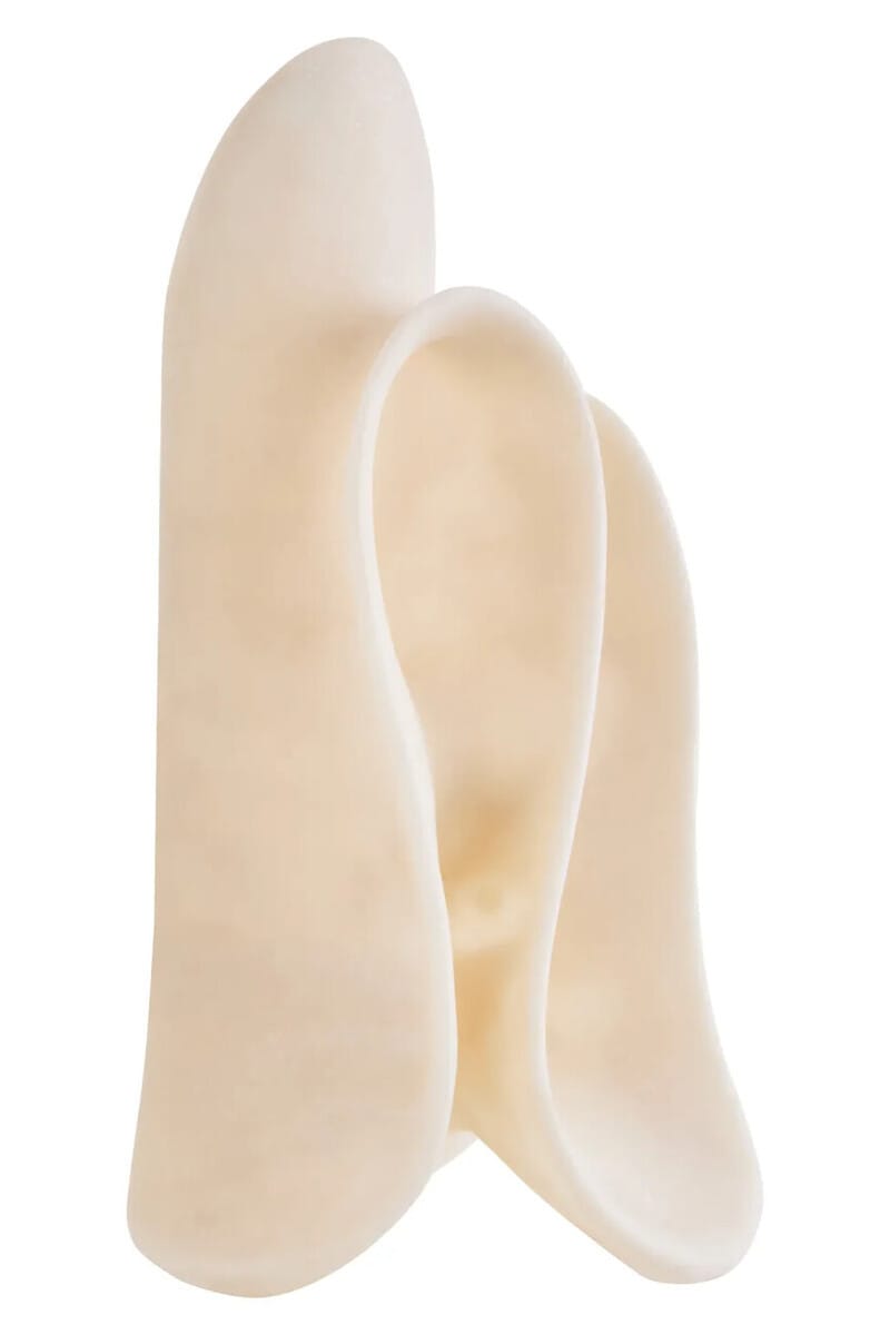 Esperance Accessories Broc Large White Marble Effect Abstract Loop Sculpture House of Isabella UK