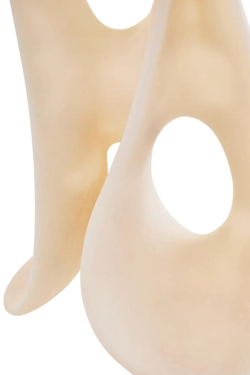 Esperance Accessories Broc Large White Marble Effect Abstract Loop Sculpture House of Isabella UK