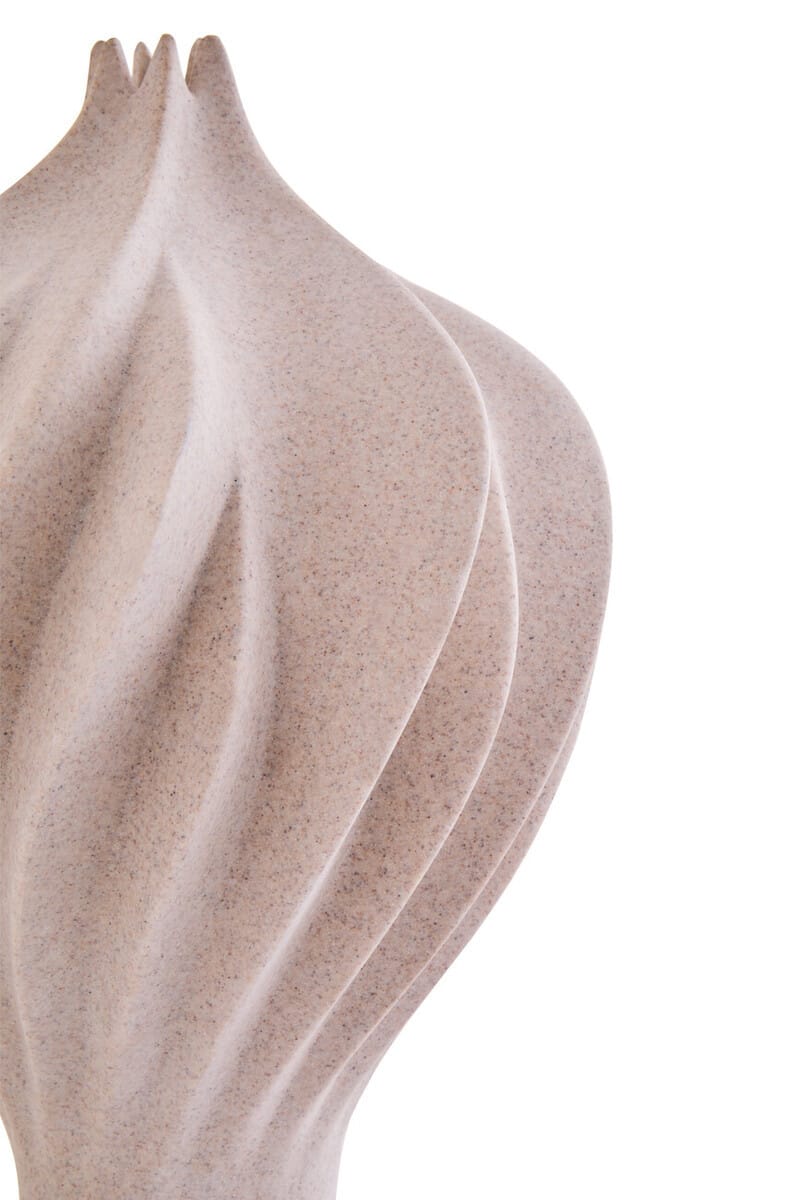 Esperance Accessories Broc Small Sandstone Effect Organic Vase House of Isabella UK