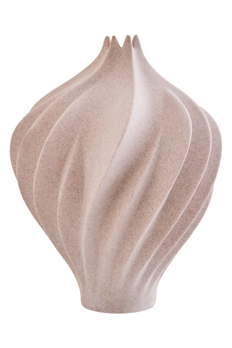 Esperance Accessories Broc Small Sandstone Effect Organic Vase House of Isabella UK
