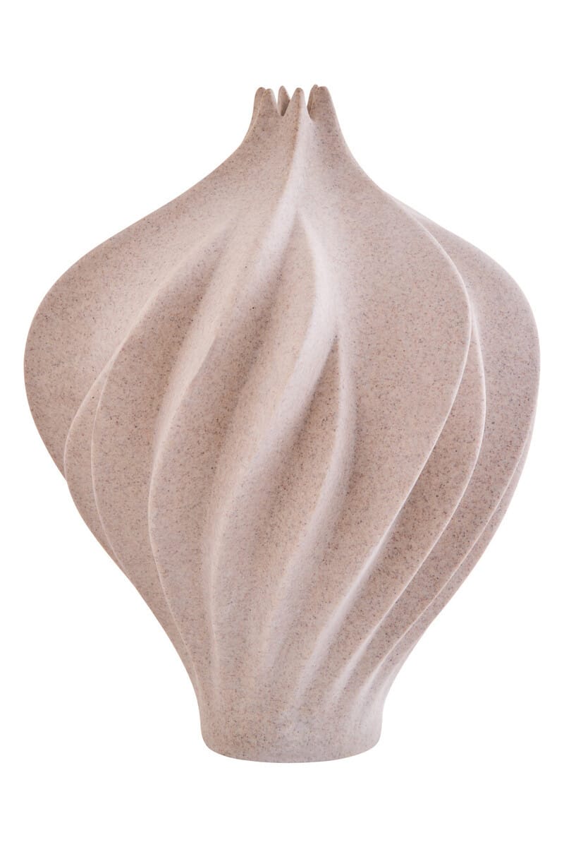 Esperance Accessories Broc Small Sandstone Effect Organic Vase House of Isabella UK