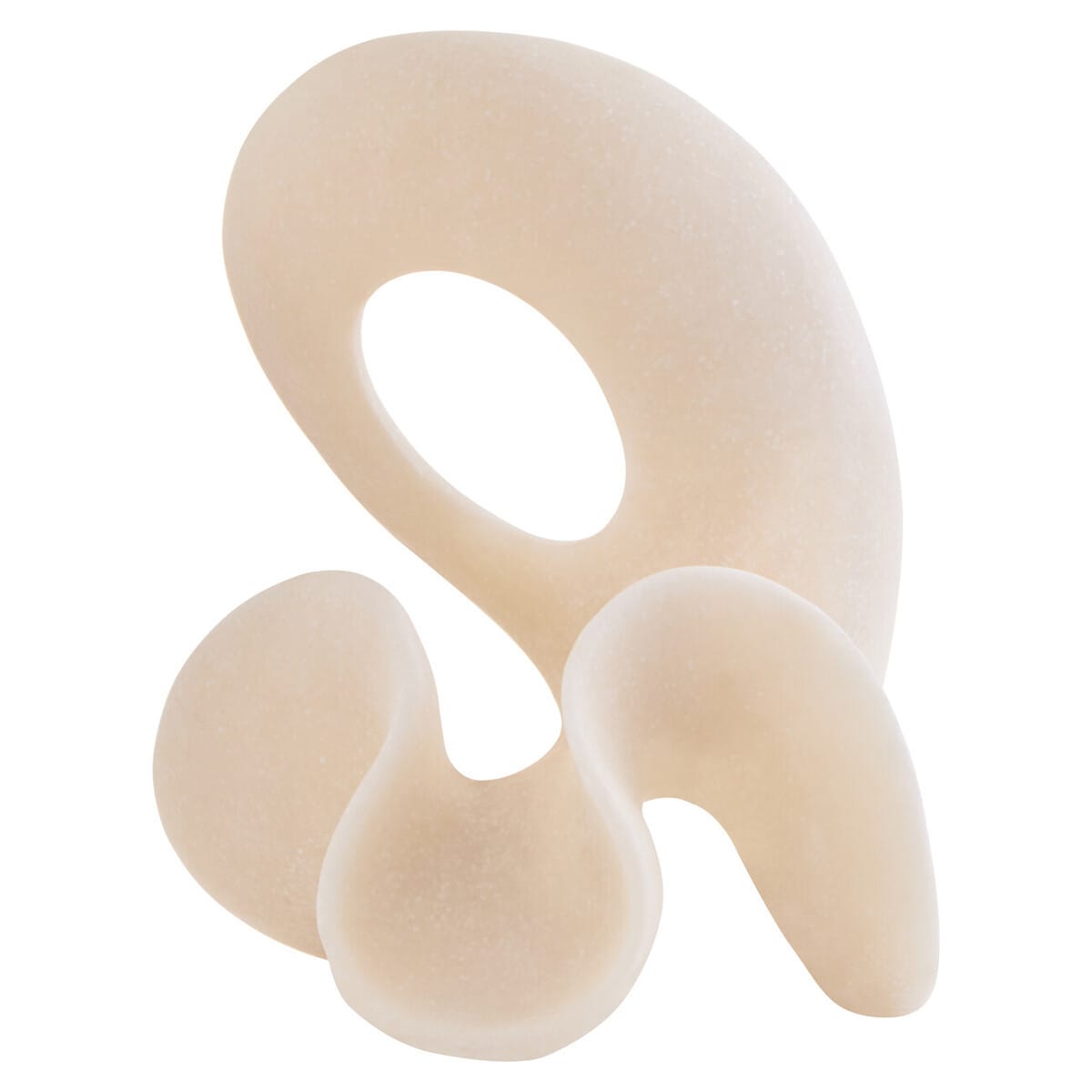 Esperance Accessories Broc Small White Marble Effect Abstract Loop Sculpture House of Isabella UK