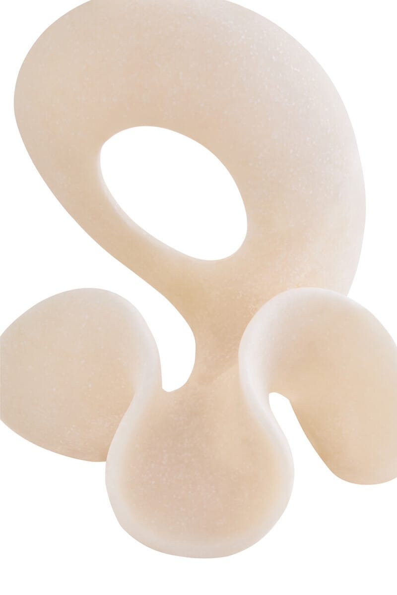 Esperance Accessories Broc Small White Marble Effect Abstract Loop Sculpture House of Isabella UK