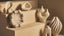 Esperance Accessories Broc Small White Marble Effect Abstract Loop Sculpture House of Isabella UK