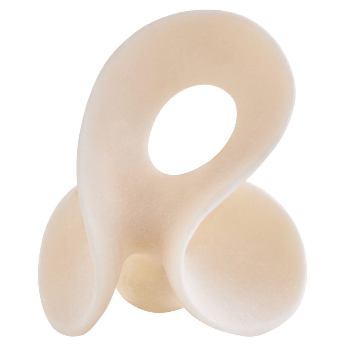 Esperance Accessories Broc Small White Marble Effect Abstract Loop Sculpture House of Isabella UK