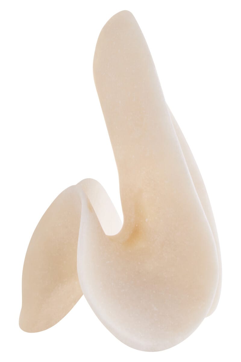 Esperance Accessories Broc Small White Marble Effect Abstract Loop Sculpture House of Isabella UK