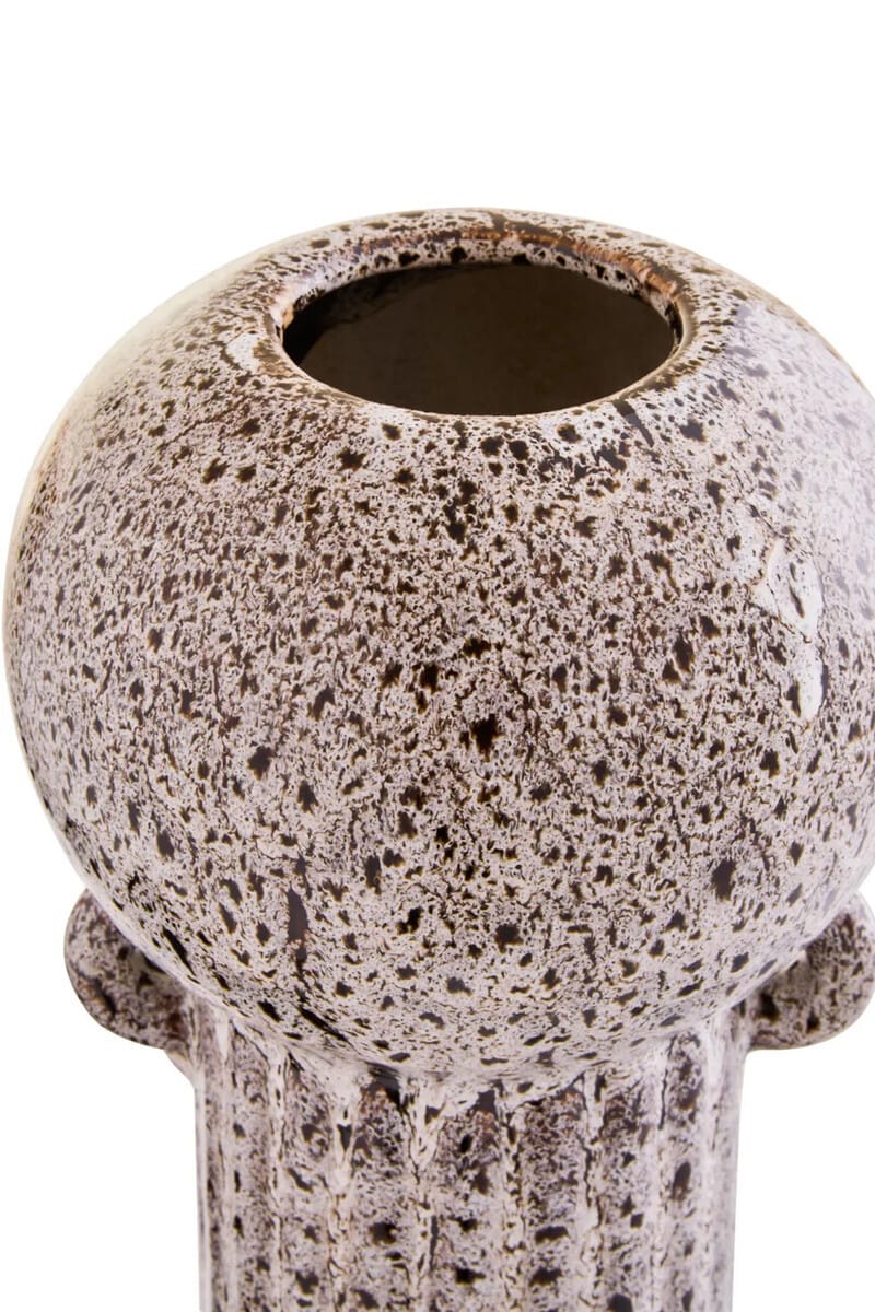 Esperance Accessories Calcita Large Speckled Brown Vase House of Isabella UK