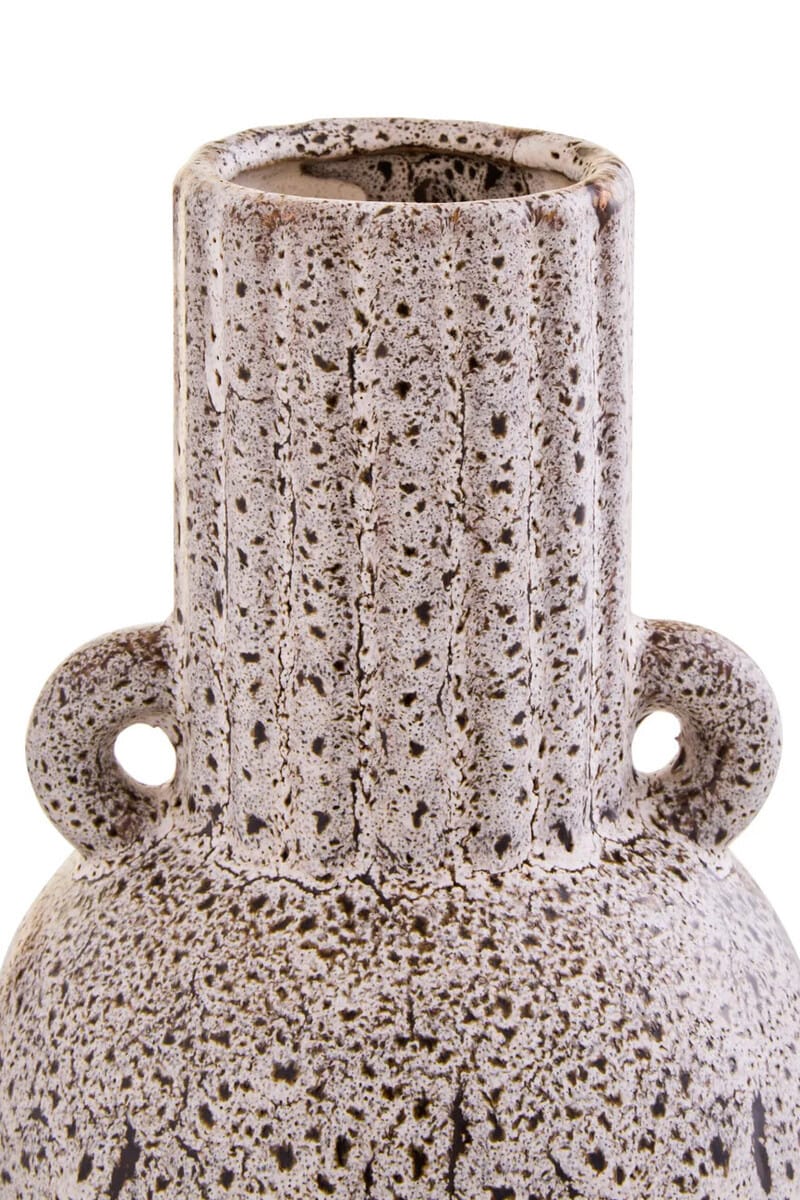 Esperance Accessories Calcita Small Speckled Brown Vase House of Isabella UK