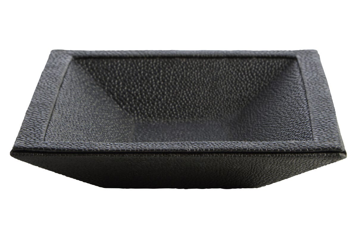 Esperance Accessories Cardona Black Shagreen Effect Trinket Dish House of Isabella UK