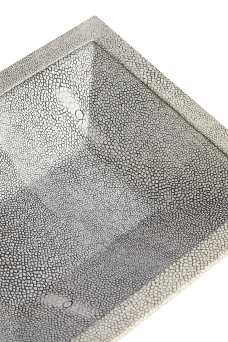 Esperance Accessories Cardona Grey Shagreen Effect Trinket Dish House of Isabella UK