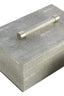 Esperance Accessories Cardona Set of Two Grey Shagreen Effect Trinket Boxes House of Isabella UK