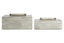 Esperance Accessories Cardona Set of Two Grey Shagreen Effect Trinket Boxes House of Isabella UK